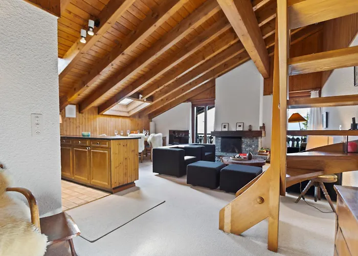 Piscine, & Vue Sur Le - 6 Pers Apartament Crans-Montana